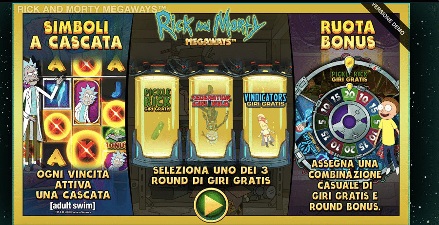 Rick and Morty Megaways Slot Machine