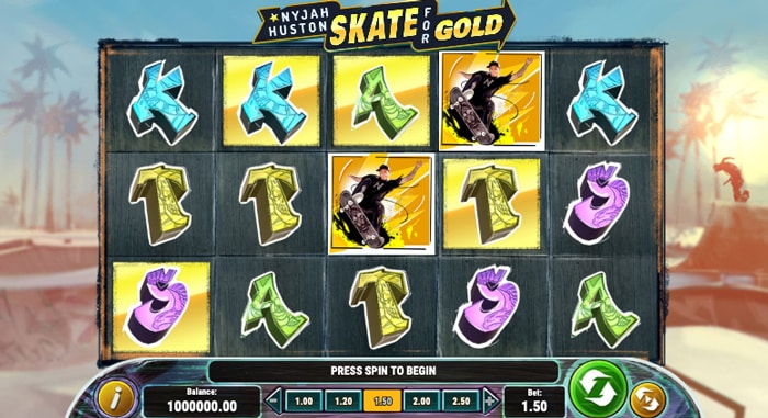 Nyjah Huston Skate for Gold Slot Machine