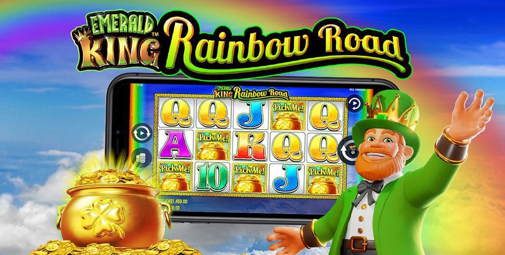 La nuova Slot di Pragmatic Play a tema irlandese si chiama Emerald King Rainbow Road