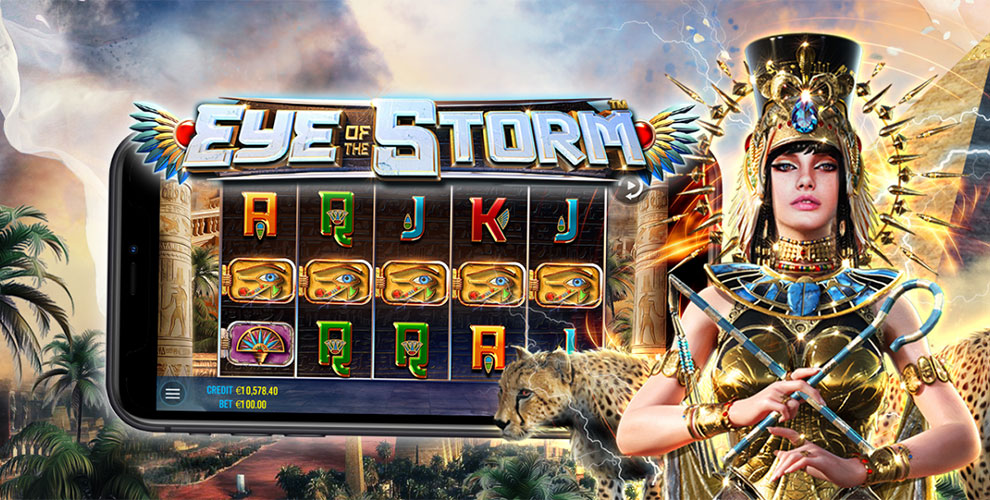 Cleopatra al centro della tempesta nella nuova slot Eye of the Storm