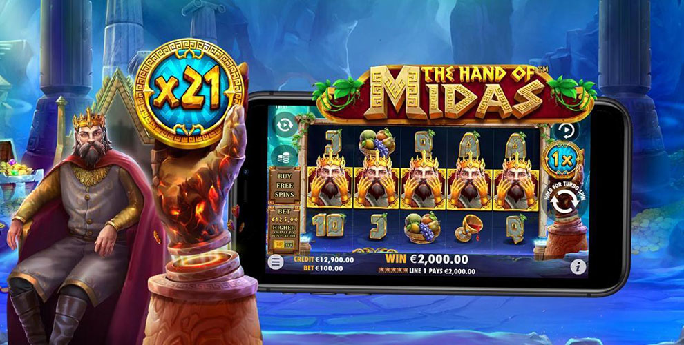 Il mito di Re Mida nella nuova slot machine di Pragmatic Play – The Hand of Midas
